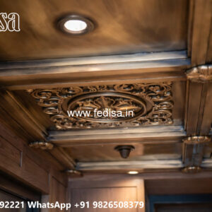 Wooden Classic Ceiling Design False Ceiling 3d Design No-11374