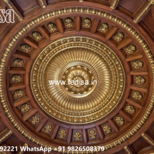 Wooden Classic Ceiling Design Ceiling Pop New Design No-11392