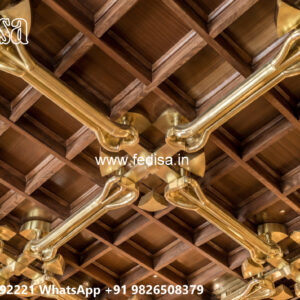 Wooden Classic Ceiling Design Interior Without False Ceiling No-11398