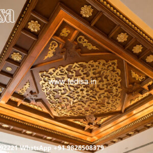 Wooden Classic Ceiling Design False Ceiling Rectangle Design No-11430