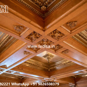 Wooden Classic Ceiling Design Latest Design False Ceiling No-11435