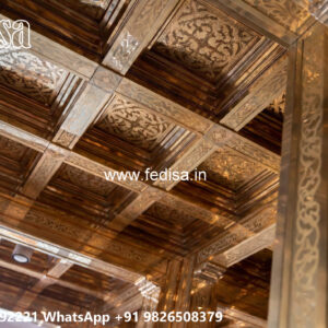 Wooden Classic Ceiling Design Best Plus Minus Pop Design For Lobby No-11437