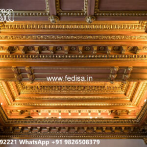 Wooden Classic Ceiling Design New Latest False Ceiling Design No-11449