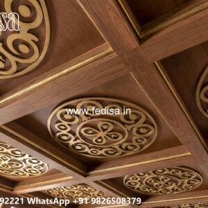 Wooden Classic Ceiling Design Latest Pop Design For Lobby No-11468