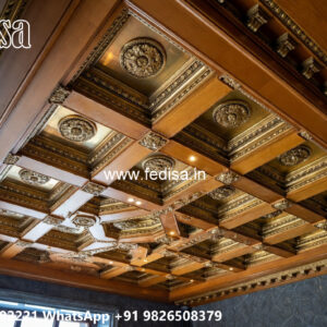 Wooden Classic Ceiling Design Ceiling Design Square No-11479