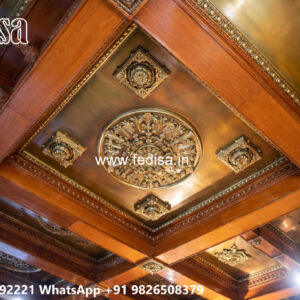 Wooden Classic Ceiling Design Minus Plus Ka Design Pop No-11495