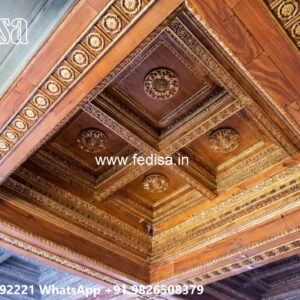 Wooden Classic Ceiling Design Best Pop Design For Kitchen No-11502