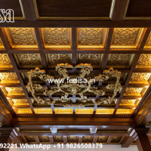 Wooden Classic Ceiling Design Bulb Pop Design No-11512