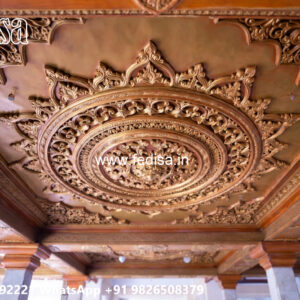 Wooden Classic Ceiling Design Pop Decoration At Home Ceiling No-11543
