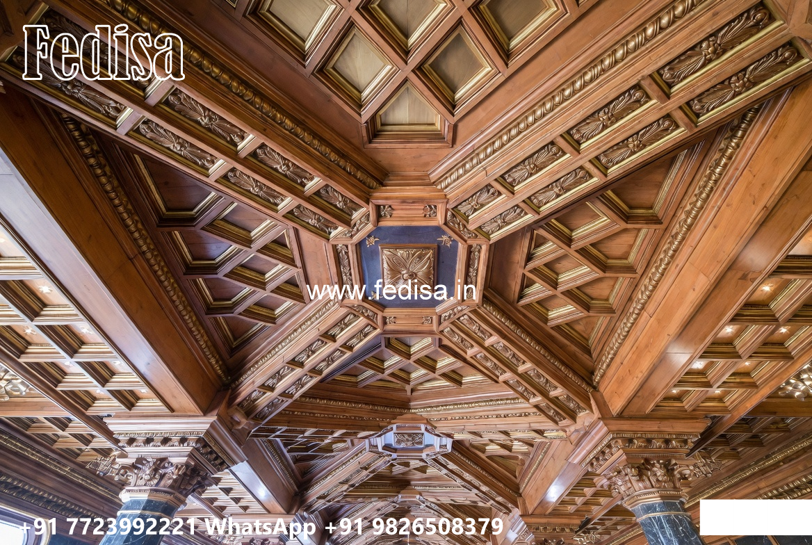 Wooden Classic Ceiling Design Bedroom Forsling Design 2026 No-11545