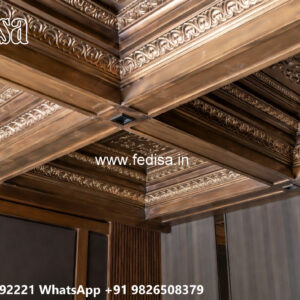 Wooden Classic Ceiling Design Best False Ceiling Design For Drawing Room No-11554