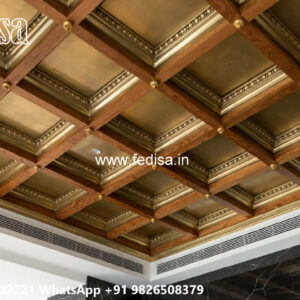 Wooden Classic Ceiling Design Ceiling Design Rate No-11578