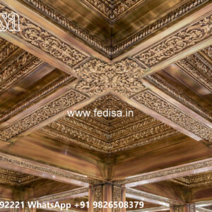 Wooden Classic Ceiling Design Pop Design For Kitchen 2026 No-11595