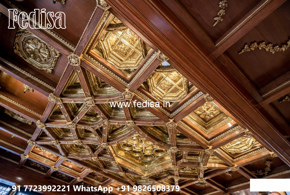 Wooden Classic Ceiling Design Room Me Pop Design No-11632