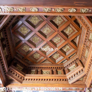 Wooden Classic Ceiling Design Pop Design Hall Ka No-11643