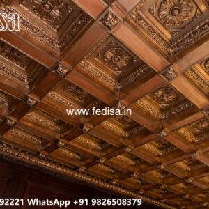 Wooden Classic Ceiling Design Gallery Pop Design Simple No-11646