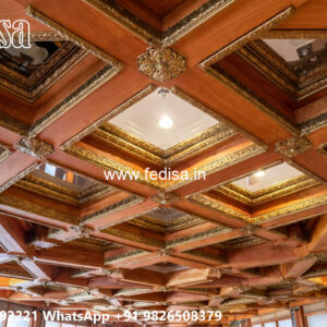 Wooden Classic Ceiling Design New False Ceiling Design 2026 No-11653