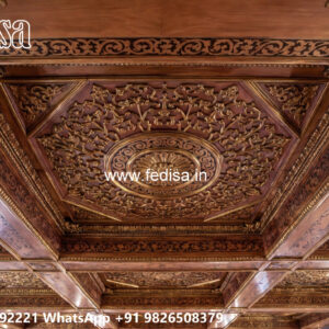 Wooden Classic Ceiling Design Hand Pop Design No-11656