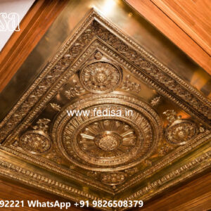 Wooden Classic Ceiling Design Pop Ceiling Molding Design No-11663