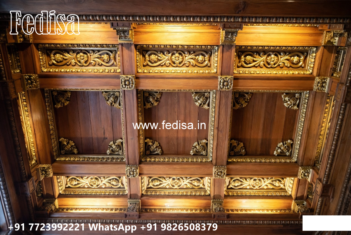 Wooden Classic Ceiling Design False Ceiling Pop Price No-11686