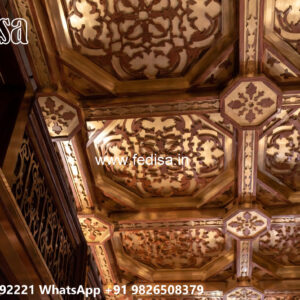 Wooden Classic Ceiling Design New Modern Pop Design No-11691