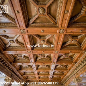 Wooden Classic Ceiling Design Pop Chhajje Ki Design No-11696