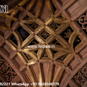 Wooden Classic Ceiling Design Simple Design Pop Ceiling No-11697