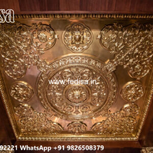 Wooden Classic Ceiling Design Pop False Ceiling Bedroom No-11704
