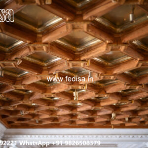 Wooden Classic Ceiling Design Pop Latest Design For Room No-11709