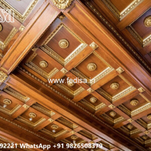 Wooden Classic Ceiling Design Pop For Wall Design No-11710