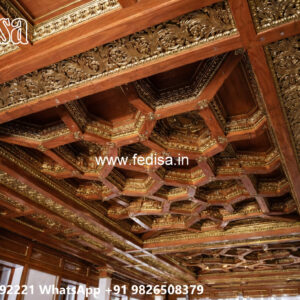 Wooden Classic Ceiling Design Simple Pop Design For Drawing Room No-11713