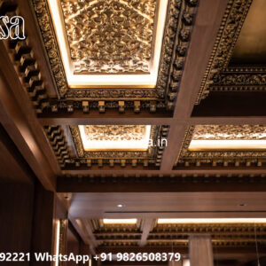 Wooden Classic Ceiling Design Pop Ke Naye Naye Design No-11716