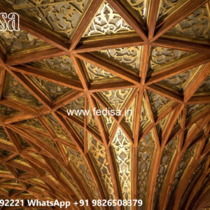 Wooden Classic Ceiling Design Plus Minus Pop Ka Design No-11724