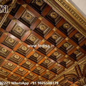 Wooden Classic Ceiling Design Pop Ki Design Chhat Ki No-11732