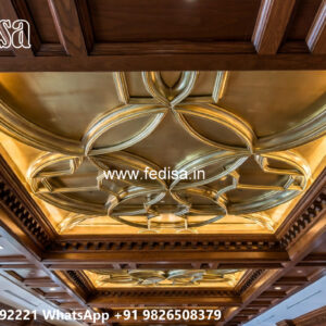 Wooden Classic Ceiling Design Pop Kitchen Design Simple No-11747