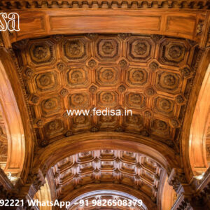 Wooden Classic Ceiling Design Best Pop Ceiling Design For Bedroom No-11763