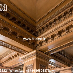 Wooden Classic Ceiling Design Pop Design All No-11778