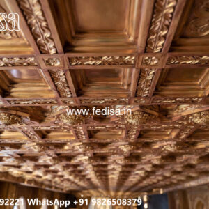 Wooden Classic Ceiling Design Popular Pop Design No-11780