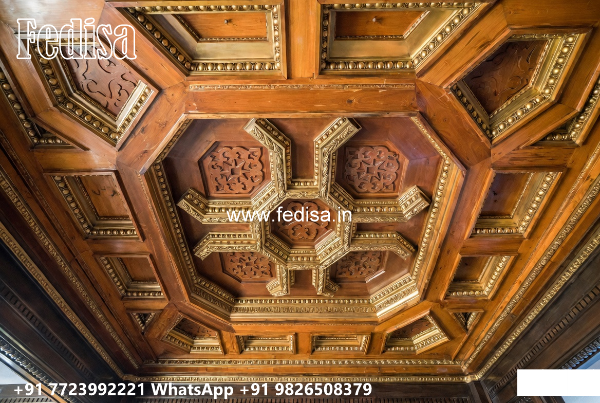 Wooden Classic Ceiling Design Pop Design For Ceiling Light No-11781