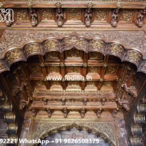 Wooden Classic Ceiling Design Pop Border Design For Wall No-11786