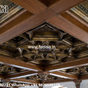 Wooden Classic Ceiling Design Pop Design For Beam No-11788