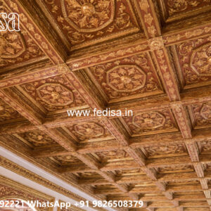 Wooden Classic Ceiling Design Latest Plus Minus Pop Design 2026 No-11796