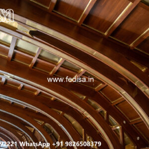 Wooden Classic Ceiling Design Color In Pop Design No-11803