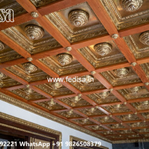 Wooden Classic Ceiling Design False Ceiling Design Low Cost No-11821