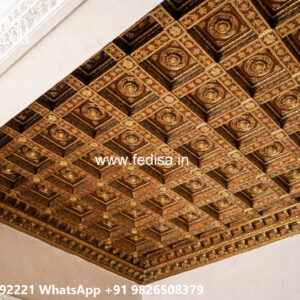 Wooden Classic Ceiling Design False Ceiling Design For Hall Price No-11822