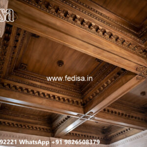 Wooden Classic Ceiling Design For Ceiling Ke Design Pop No-11828