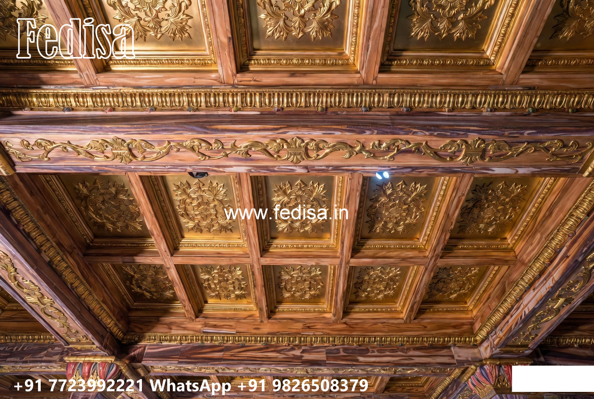 Wooden Classic Ceiling Design Wooden Pop False Ceiling No-11844