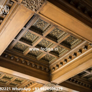 Wooden Classic Ceiling Design Pop Pvc Ceiling Design No-11849