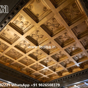 Wooden Classic Ceiling Design Ghar Ka Pop No-11861
