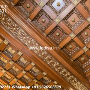 Wooden Classic Ceiling Design Pop Design Chhat Ka No-11890